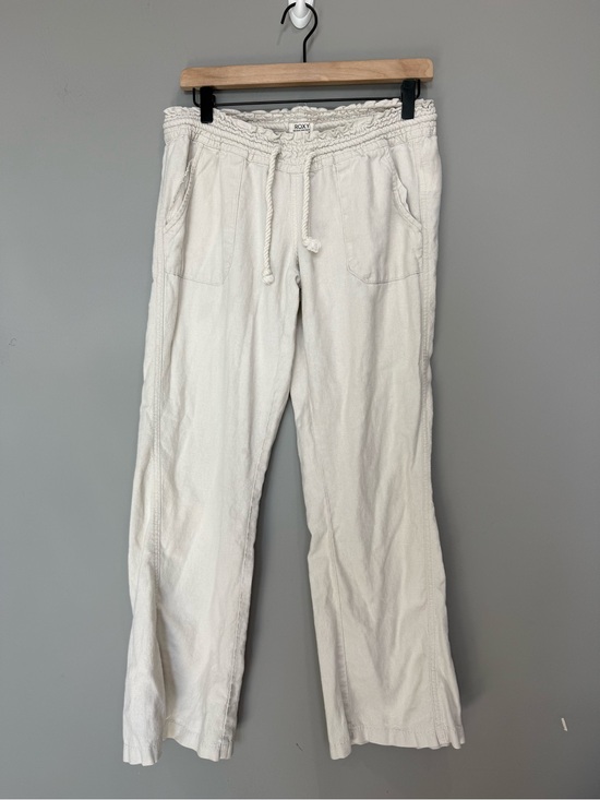Roxy Other - Roxy Oceanside linen-blend pants in cream size large